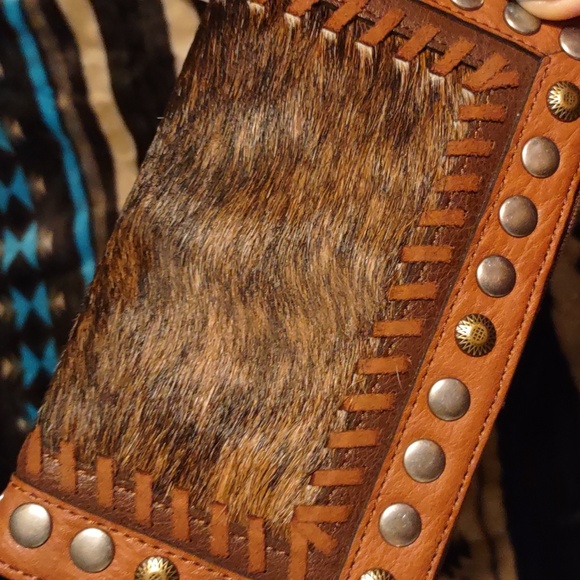 Tony Lama. Cognac Cowhide leather  wallet. Never used. Brand new. No tags. - Picture 17 of 17